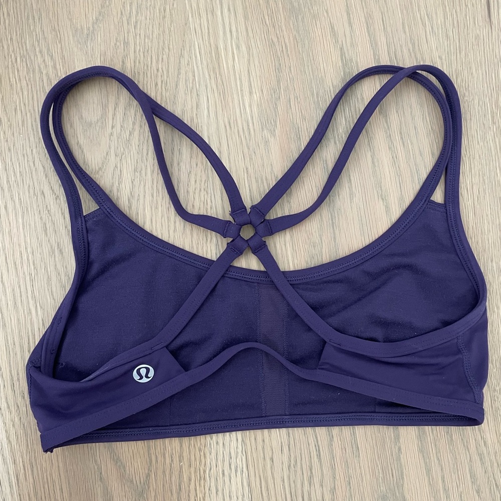 Purple Lululemon sports bra - size 4